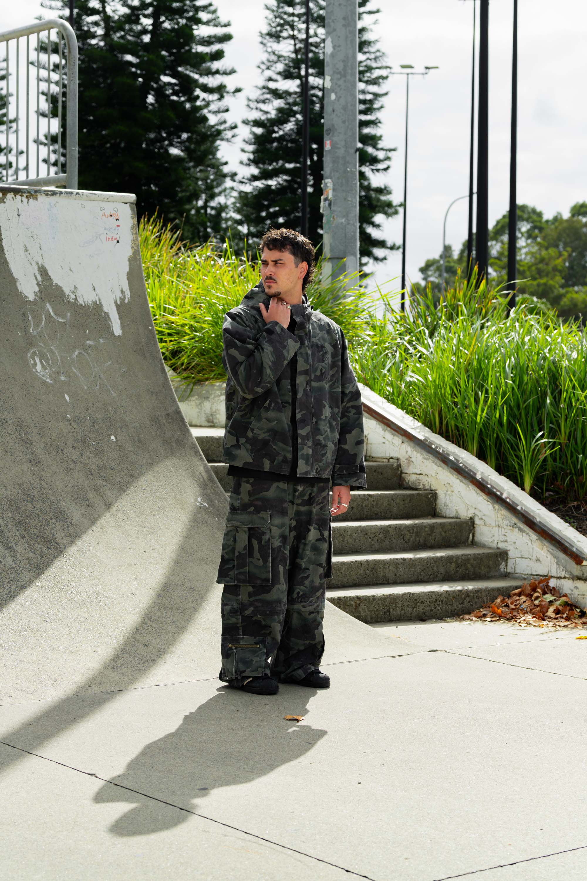 camouflage sleepy eye military jacket