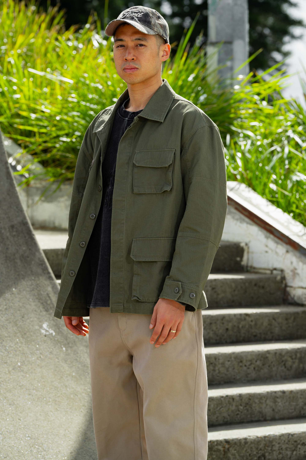 sacred pyraboi BDU shirt jacket