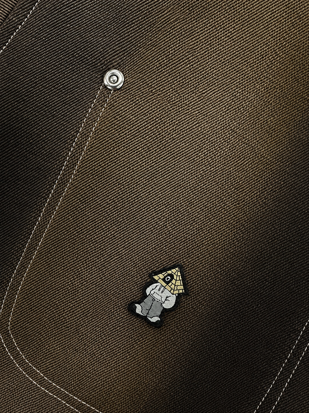 metal trim plaid workshirt