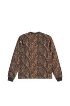 real tree camouflage waffle henley longsleeve