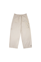 metal eyelet barrel pants