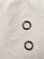 metal eyelet barrel pants