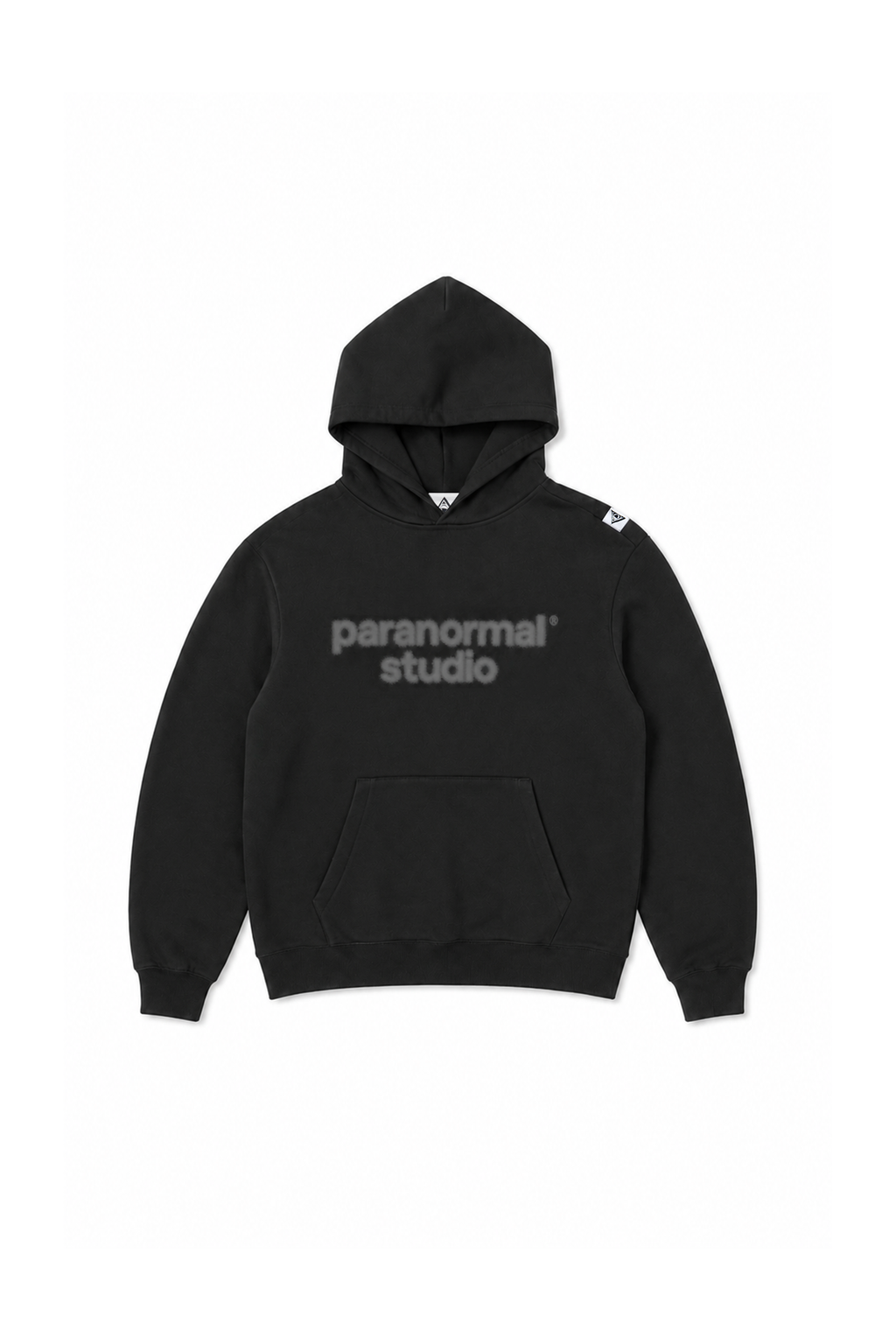 printed logo hoodie