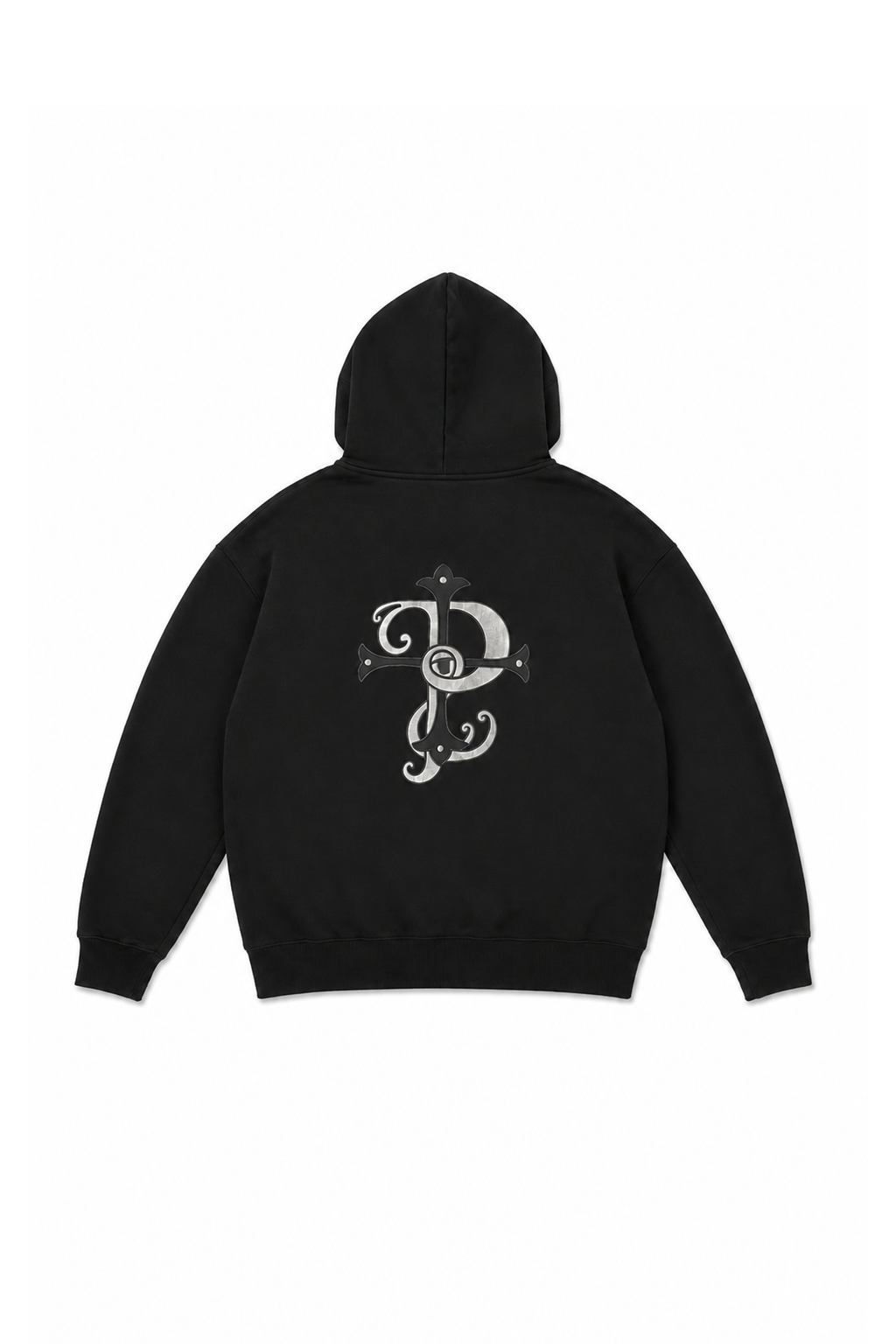 sleepy eye crossed hoodie