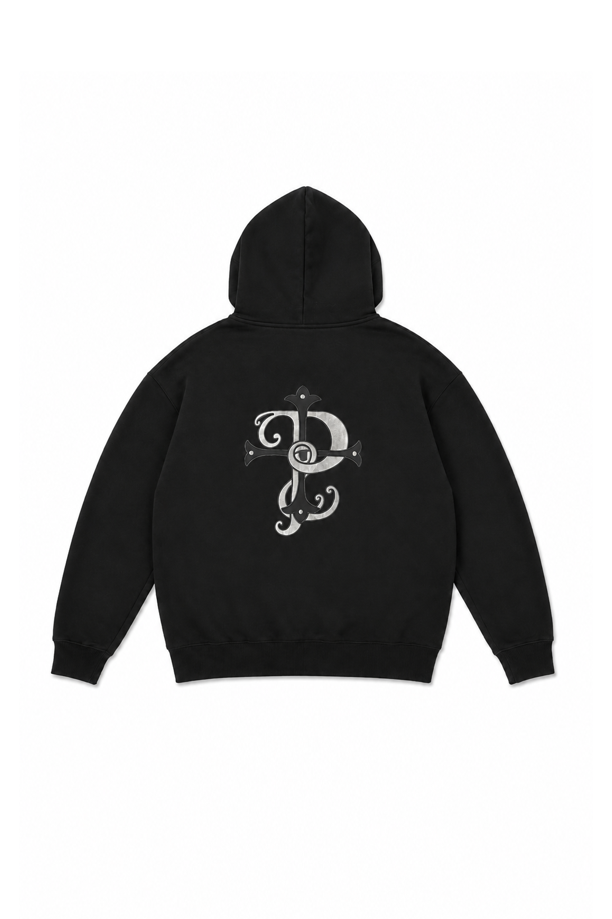 sleepy eye crossed hoodie