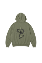 sleepy eye crossed hoodie