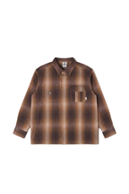 metal trim plaid workshirt