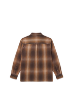 metal trim plaid workshirt