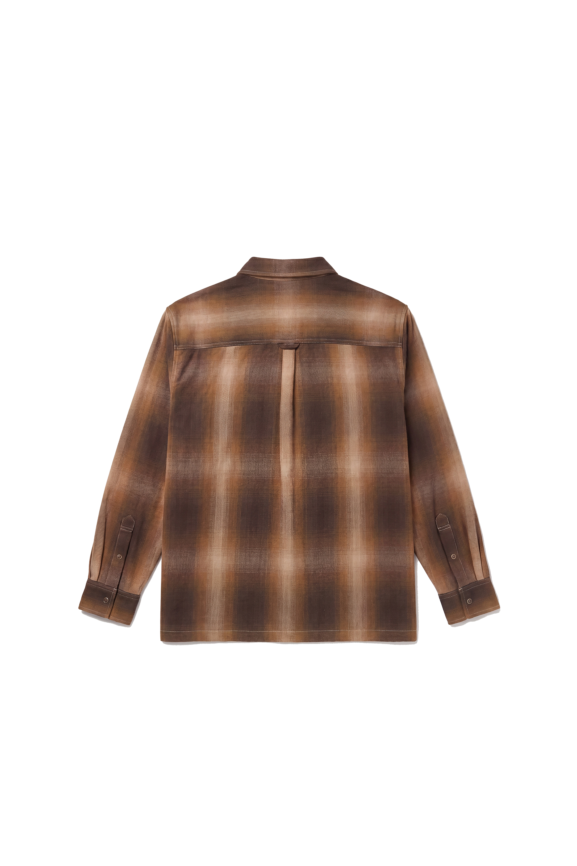 metal trim plaid workshirt