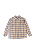 metal trim plaid workshirt