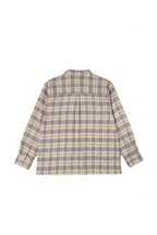metal trim plaid workshirt