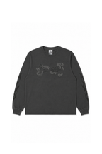 sleepy eye tribal longsleeve tee