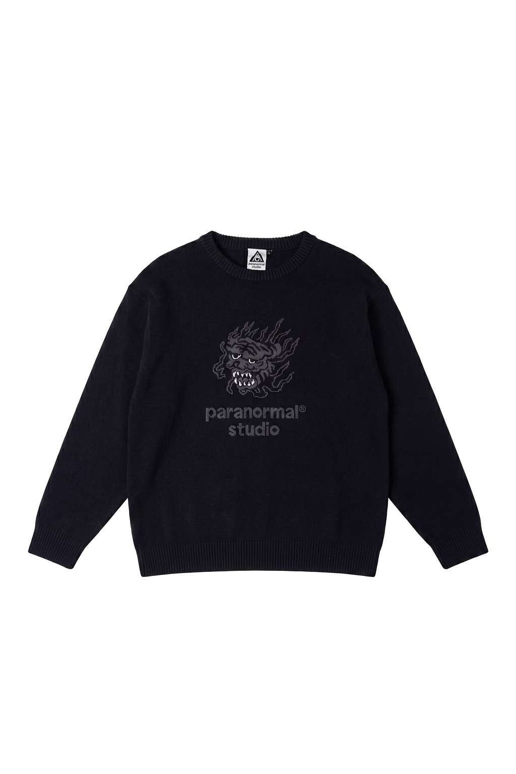 tiger jacquard knit