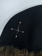 fured zip hoodie