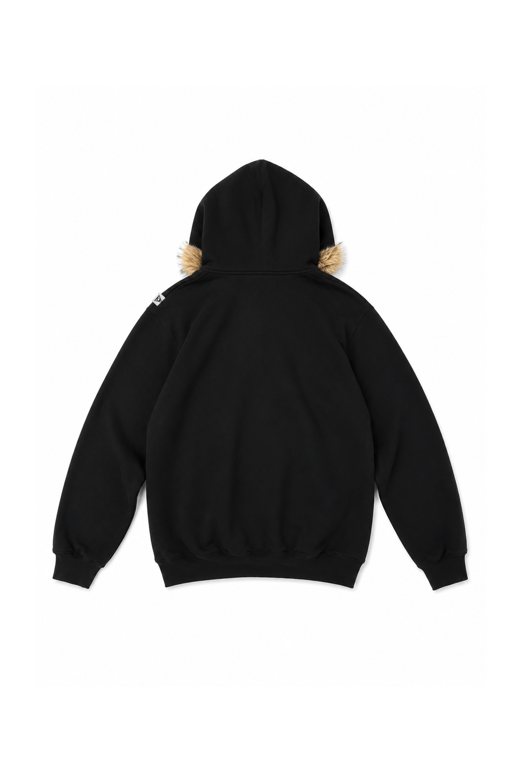 fured zip hoodie