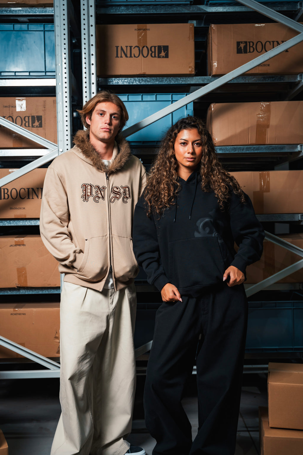 fured zip hoodie