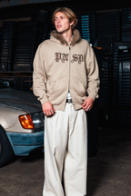 fured zip hoodie