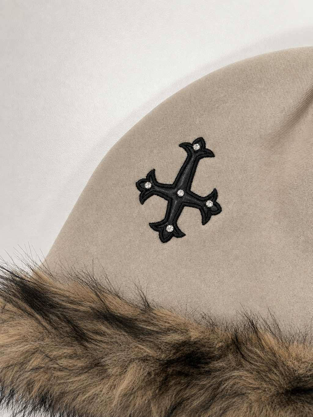 fured zip hoodie