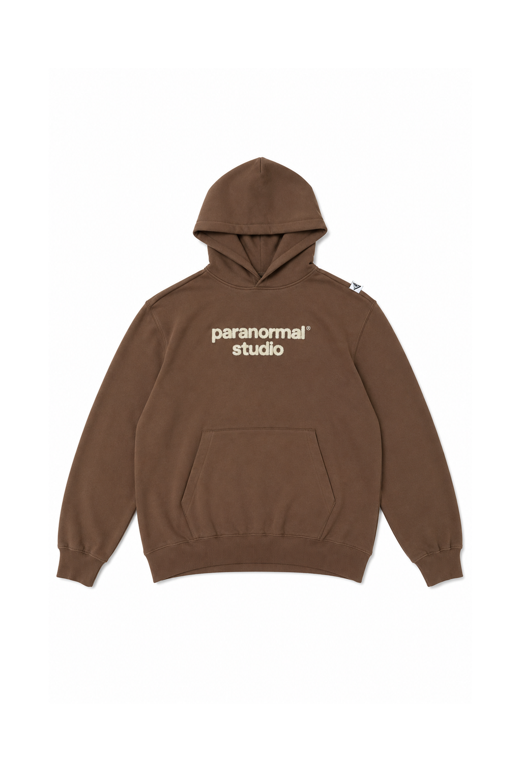 printed logo hoodie