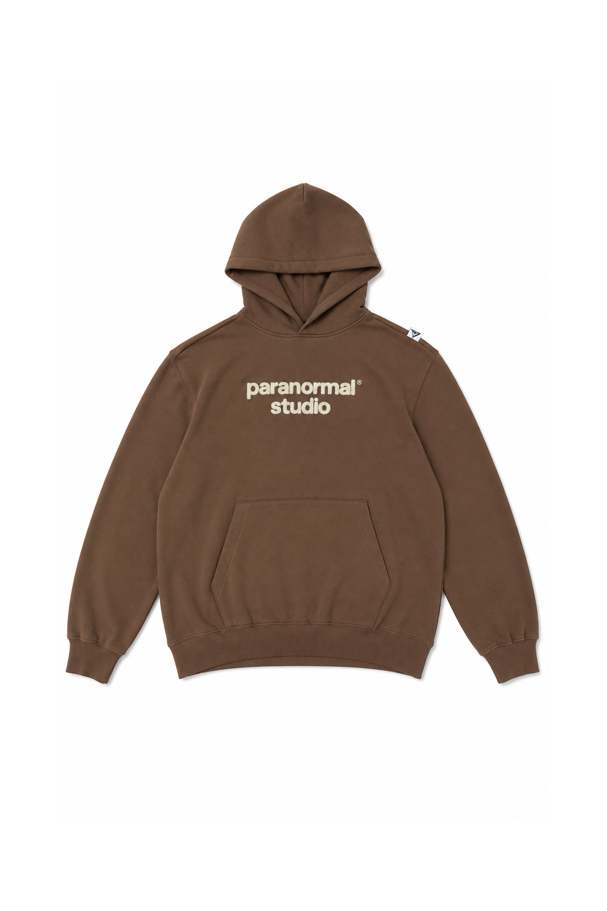printed logo hoodie