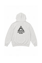 printed logo hoodie