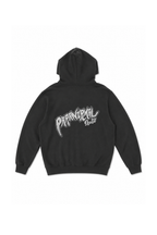 printed logo hoodie