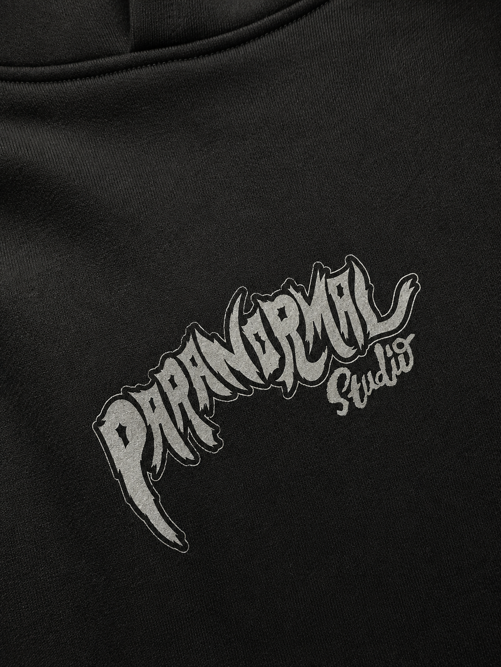 printed logo hoodie
