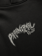 printed logo hoodie