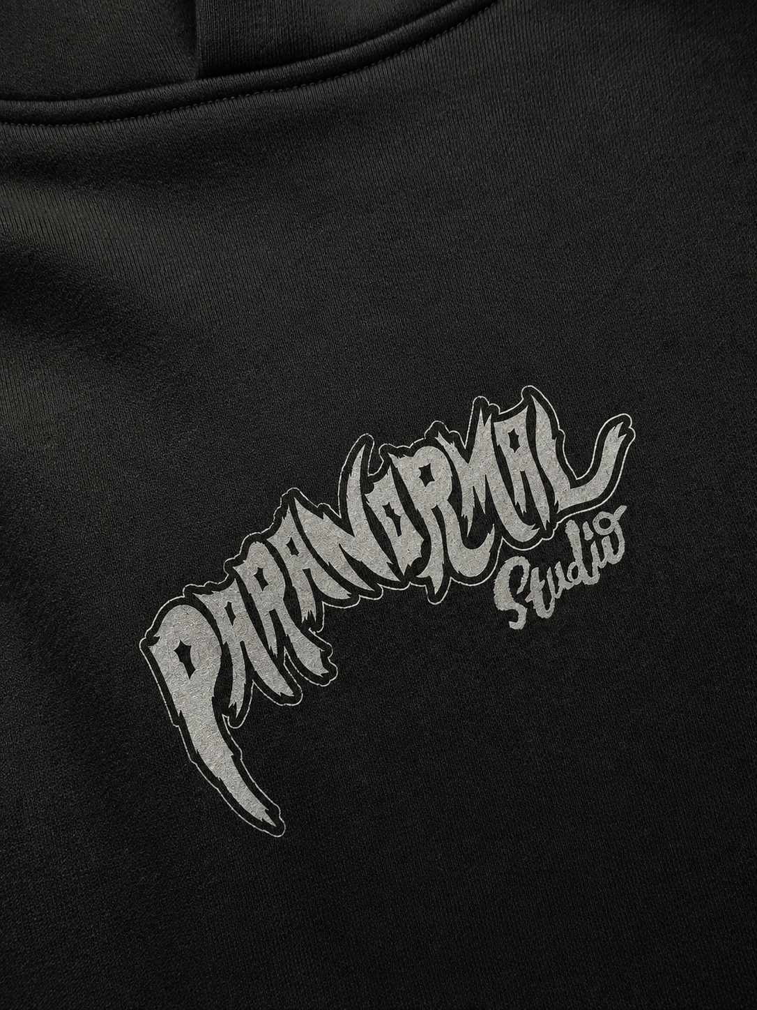 printed logo hoodie