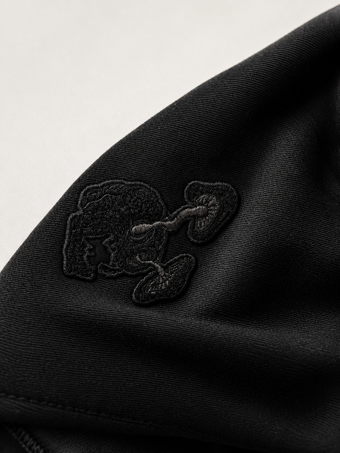 printed logo hoodie