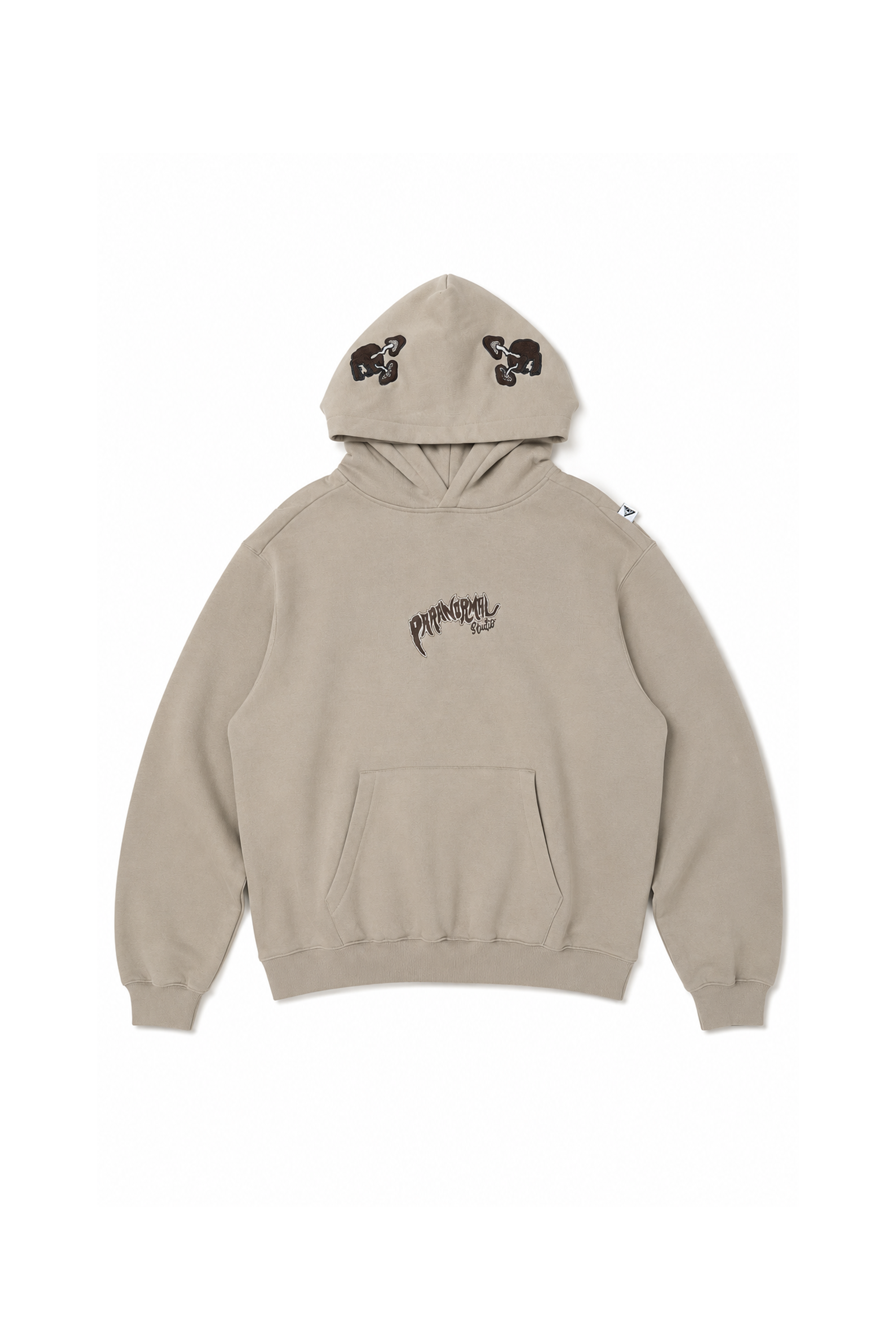 printed logo hoodie