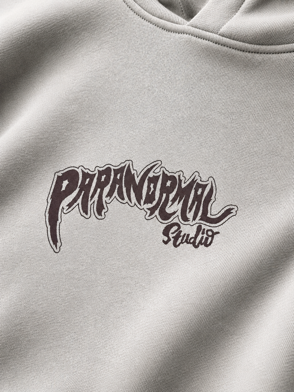 printed logo hoodie