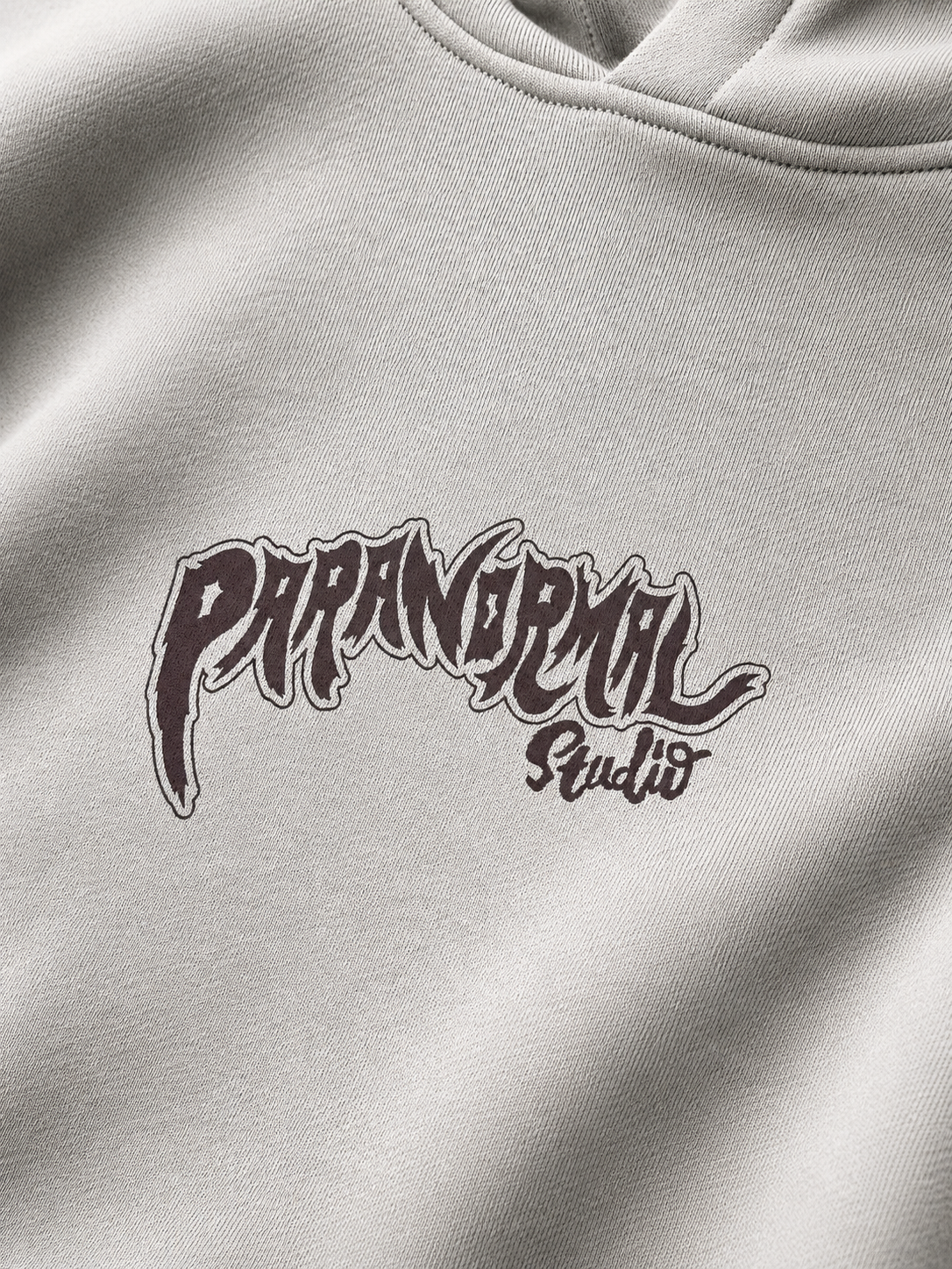printed logo hoodie