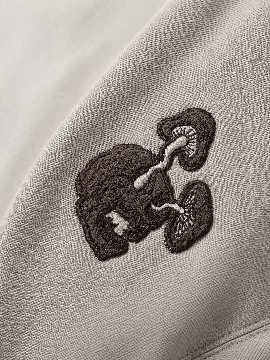 printed logo hoodie