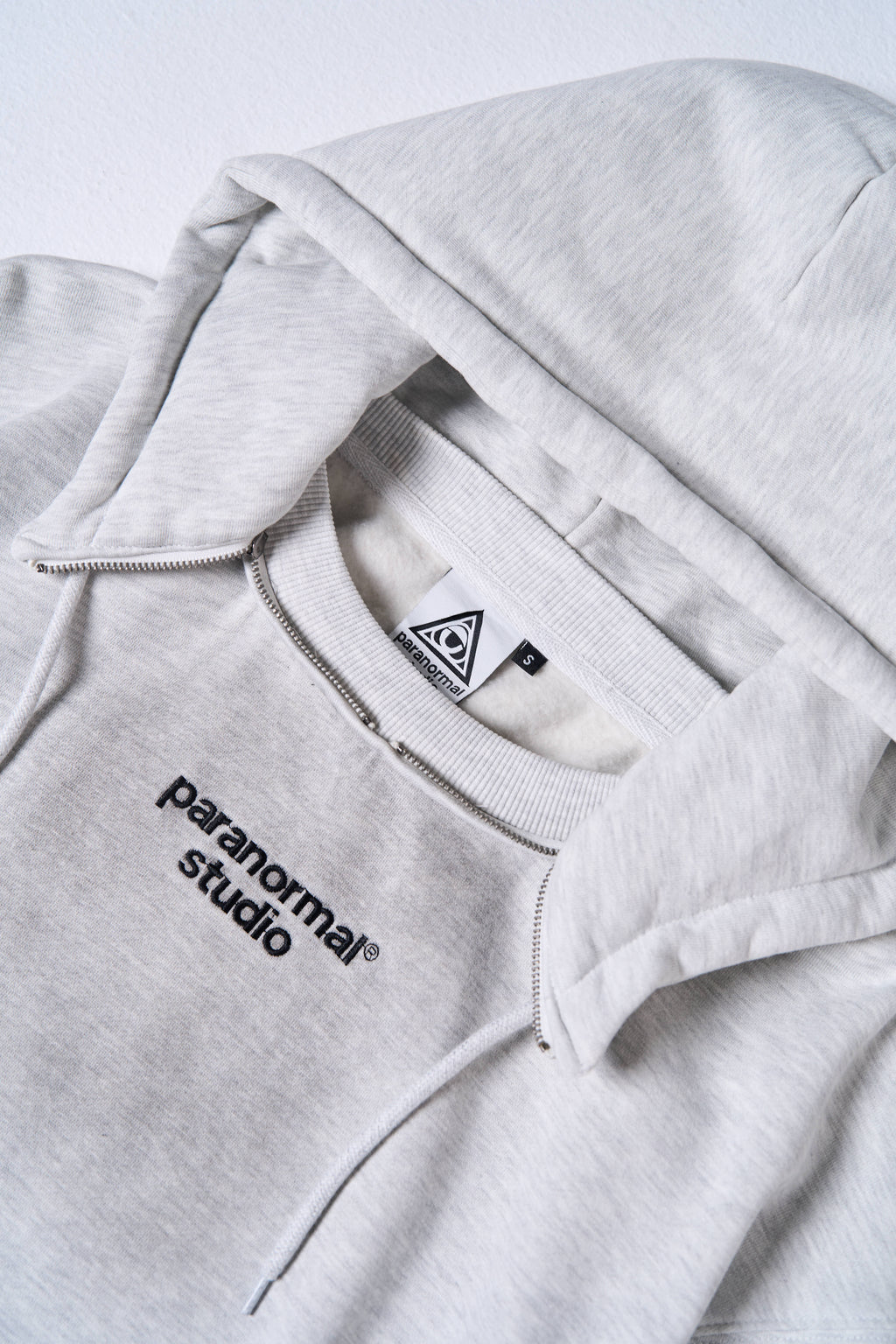 transformable logo hoodie